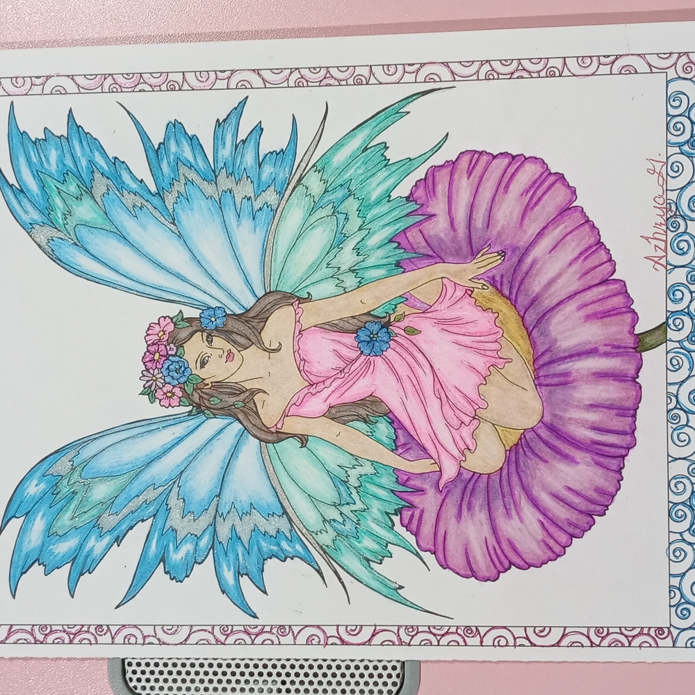 Fairies colored pages